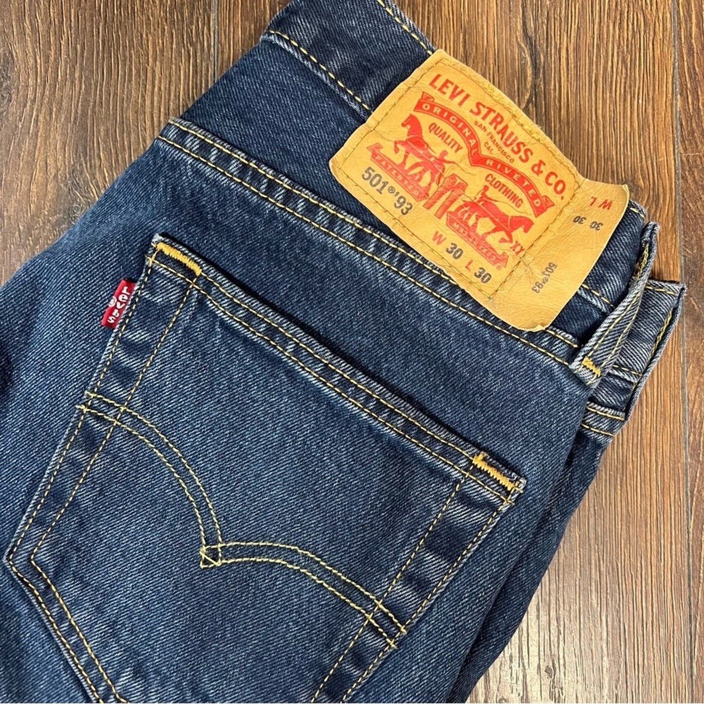 Levi's 501 ‘93 STRAIGHT FIT JEANS SZ 30/30