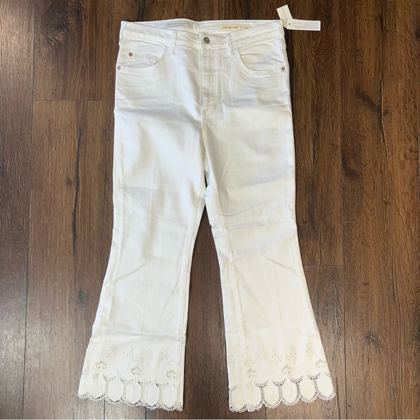 🆕 Pilcro High-Rise Cropped Flare Jeans SZ 30/10