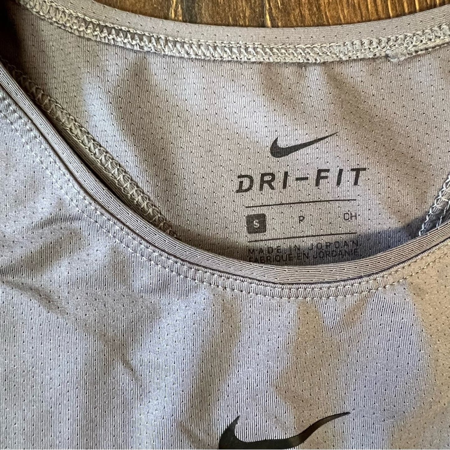 Nike Pro All Over Mesh Tank Gunsmoke/Black SZ SM