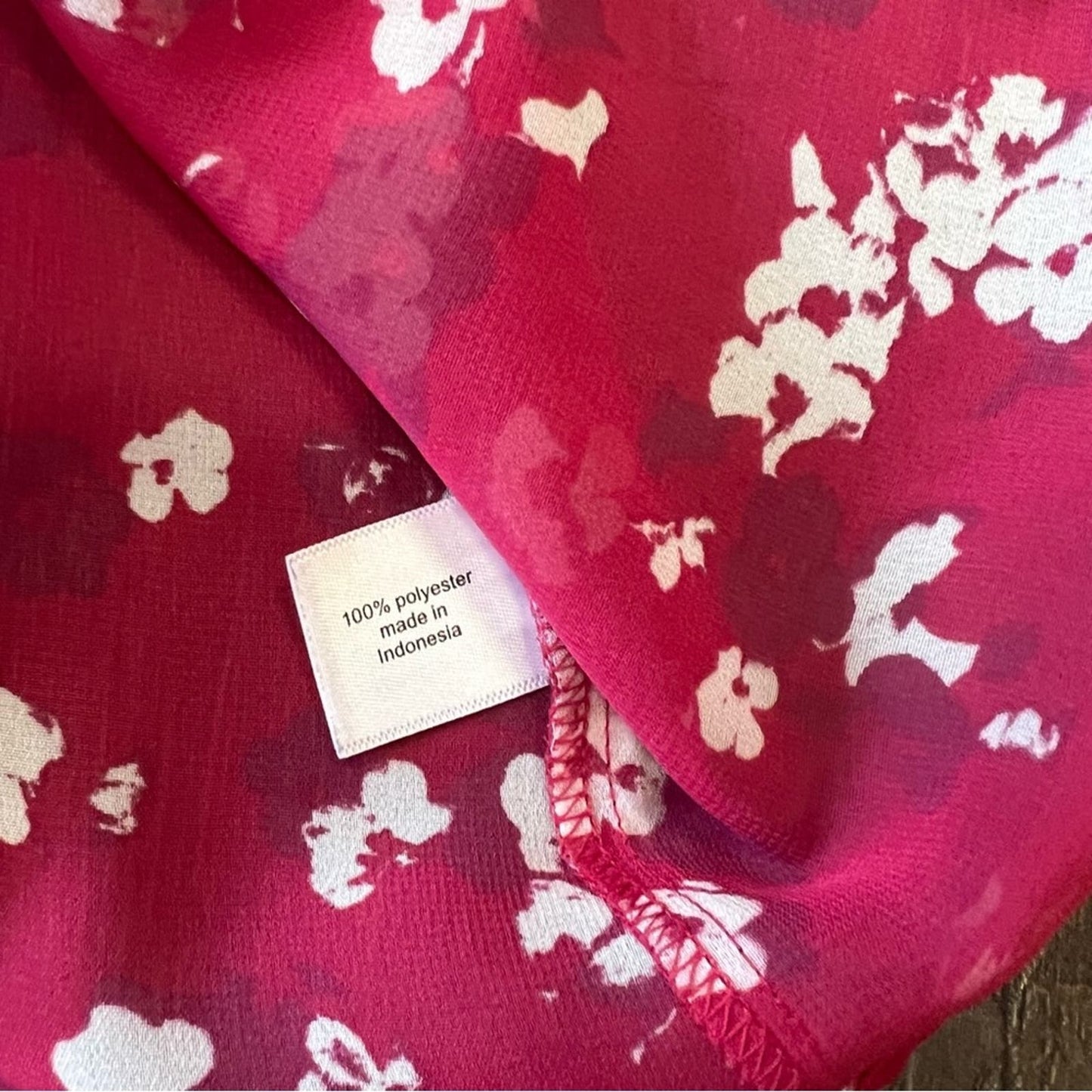 Lane Bryant pink floral blouse SZ 18