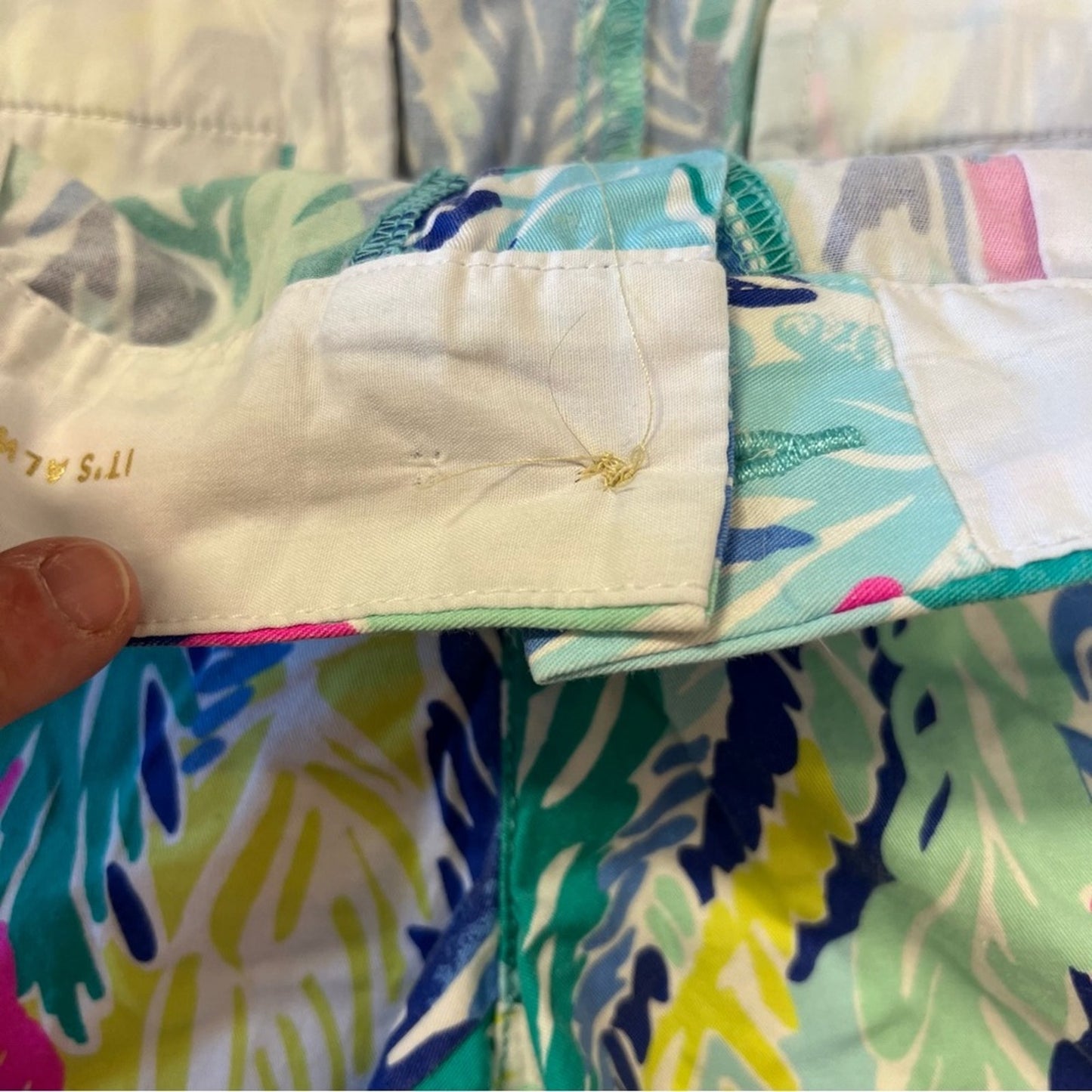 Lilly Pulitzer The Jayne Short in Light as a Feather SZ 6