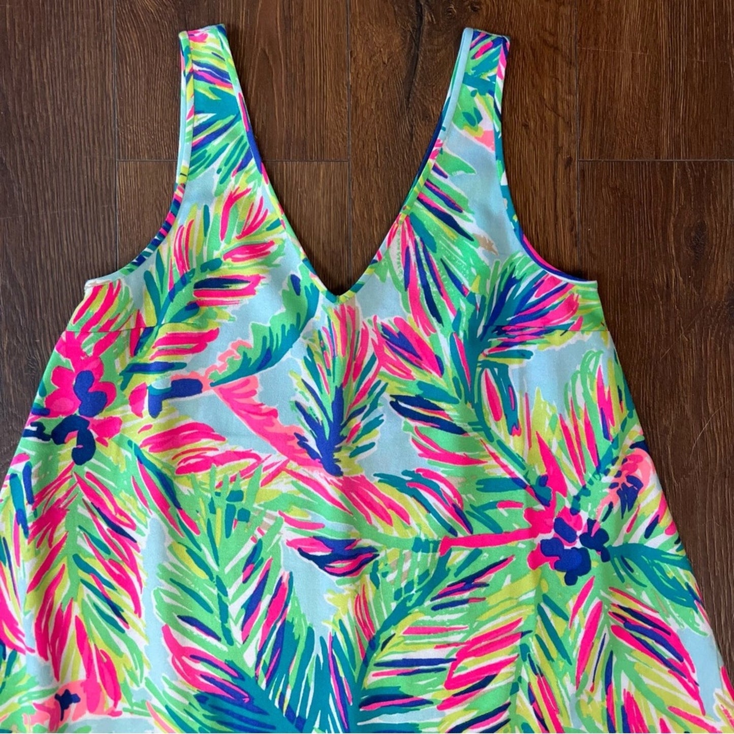 Lilly Pulitzer Anamaria Dress in multi island time SZ SM