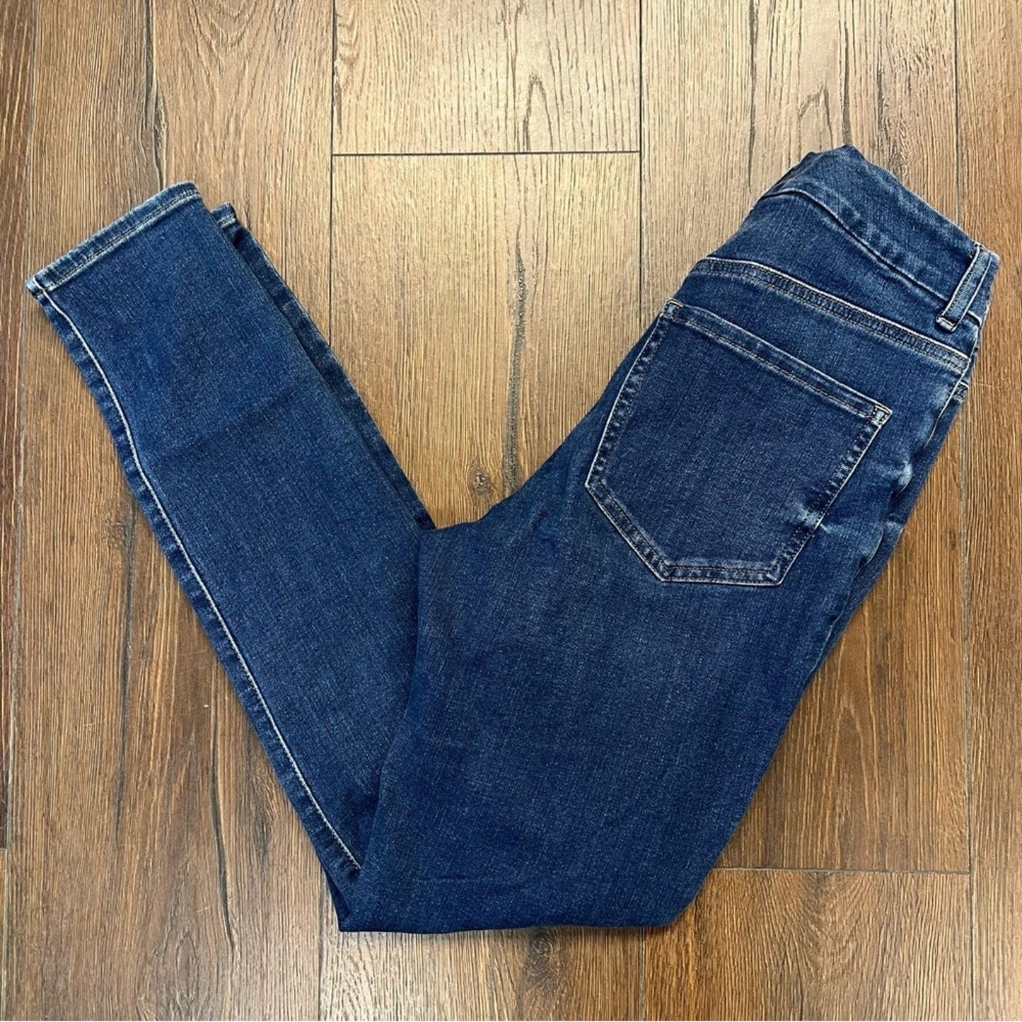 Express jeans skinny high‎ rise 4 way hyper stretch SZ SM/0/2/4
