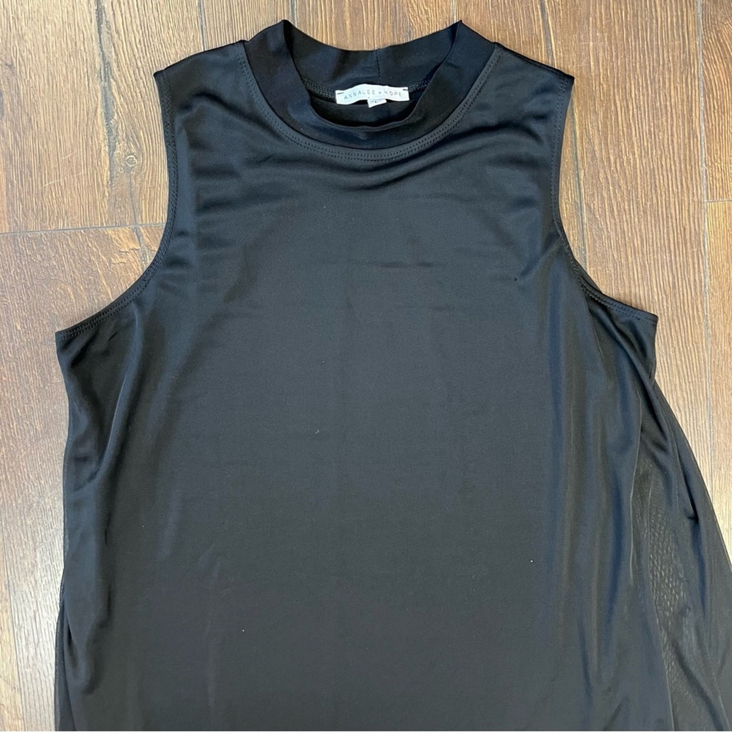 Annalee + Hope sleeveless black dress SZ LG