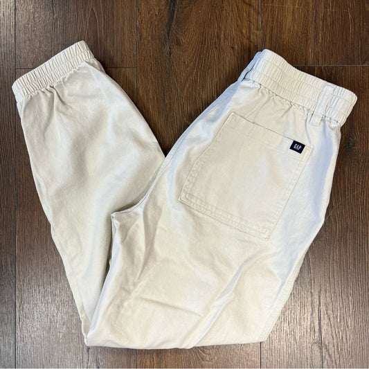 Gap elastic waistband chino joggers SZ SM