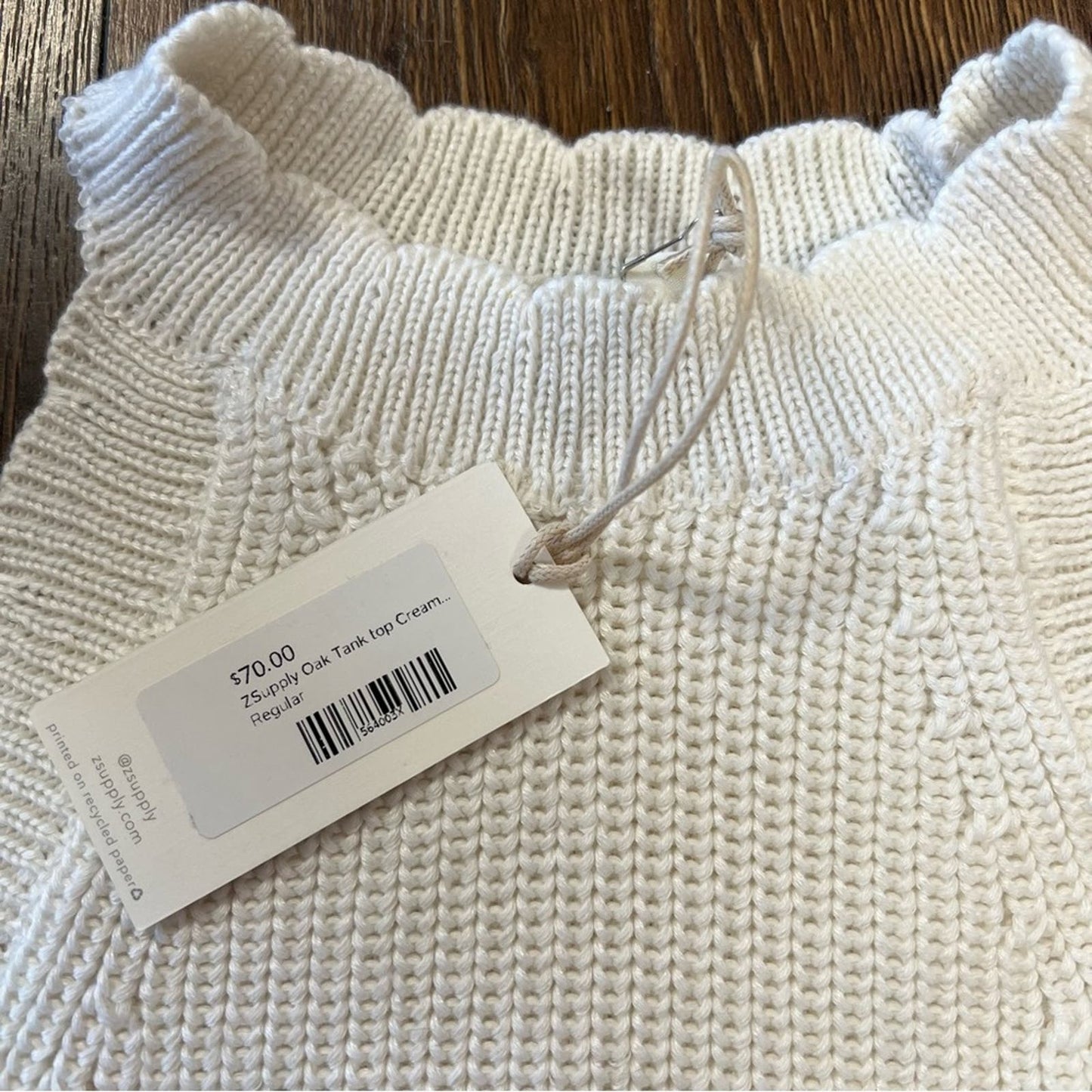 🆕 Z Supply oak novelty sweater top SZ LG