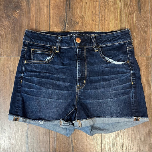 American Eagle high rise shortie shorts SZ 12