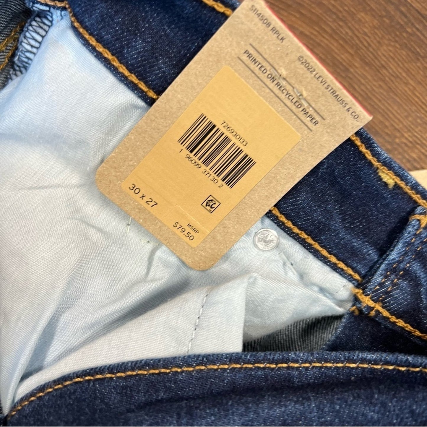 🆕 Levi’s Ribcage Straight Ankle Jeans Dark Wash SZ‎ 30/10