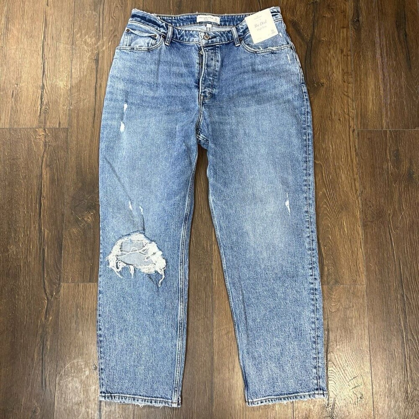 Abercrombie & Fitch High Rise Dad Jean Size 12S‎