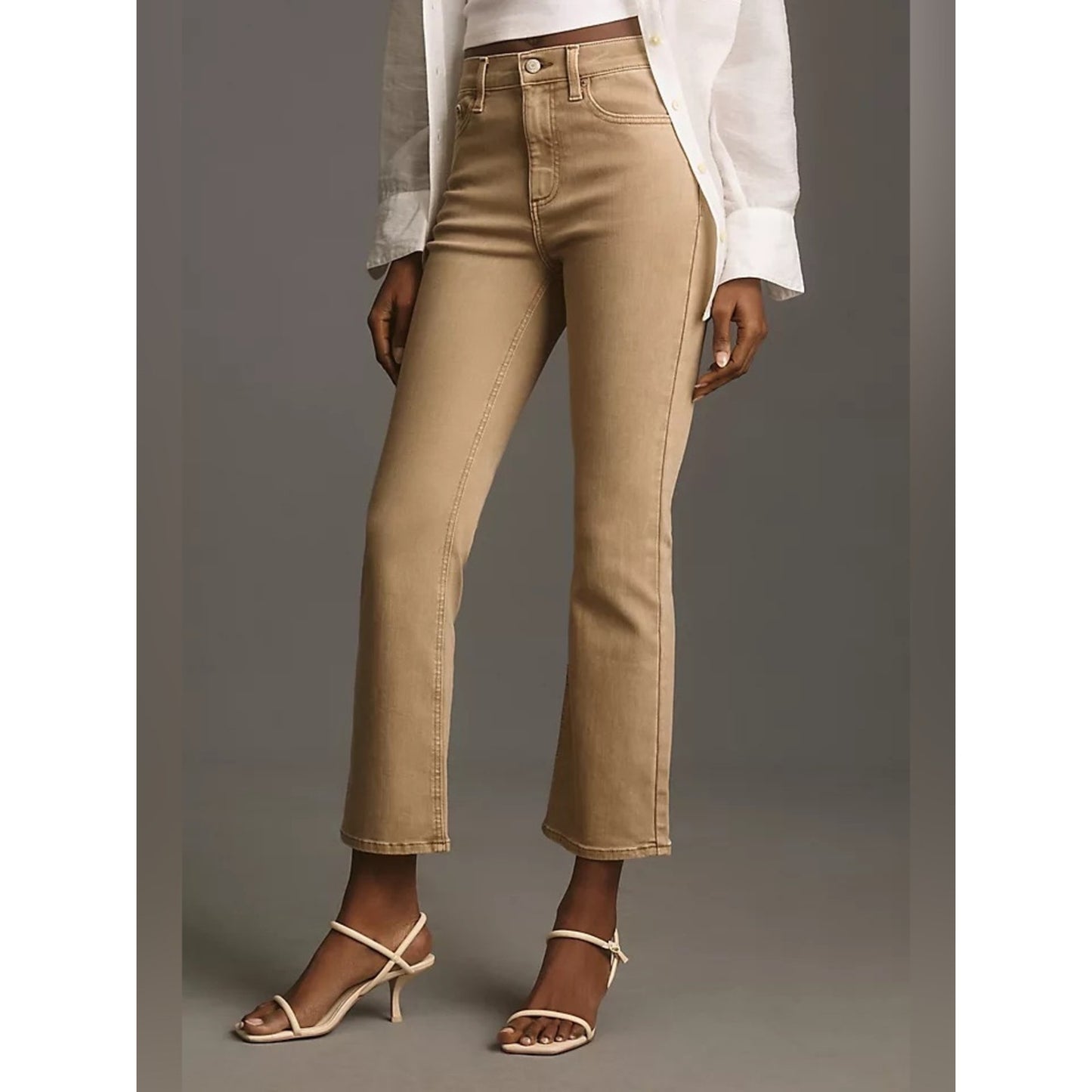 🆕 Pistola High-Rise Crop Flare Ankle Jeans NWT SZ 24/00