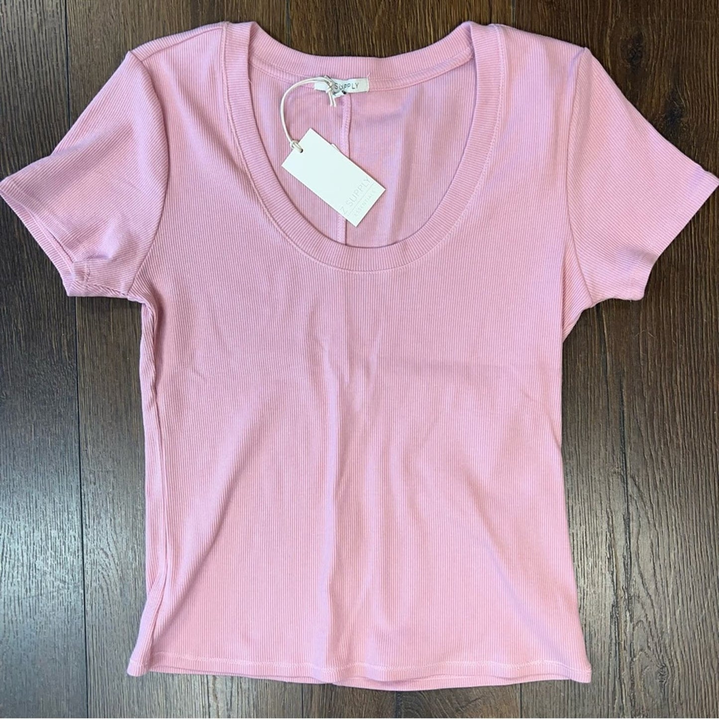 🆕 Z Supply sirena short sleeve ribbed tee SZ LG