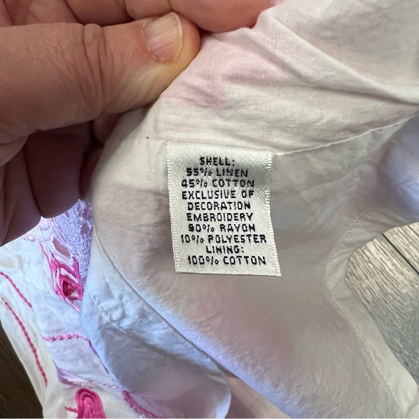 Lilly Pulitzer pink and white linen blend summer dress SZ 10