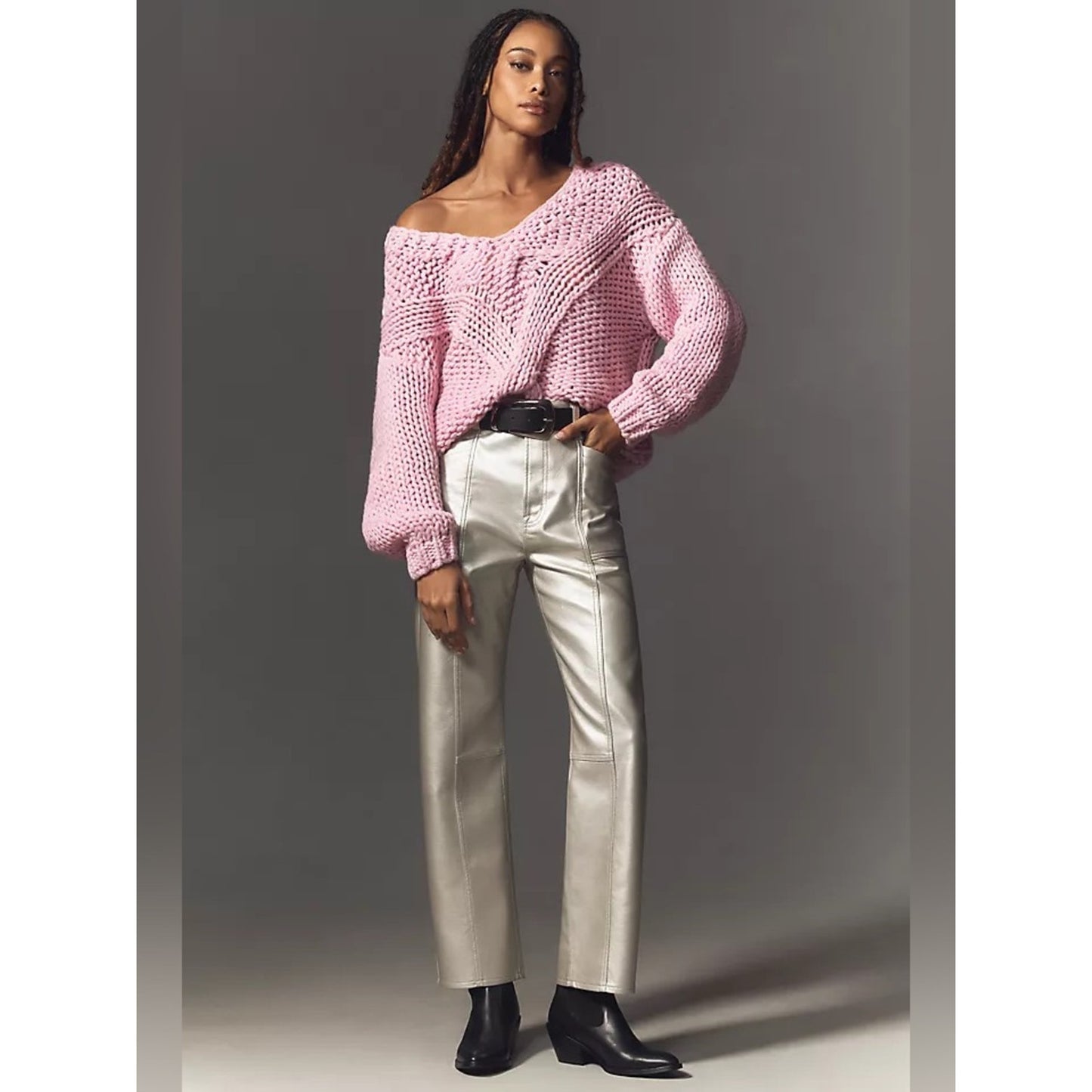 🆕 PISTOLA Taylor High-Rise Arched Metallic Pants NWT SZ 28