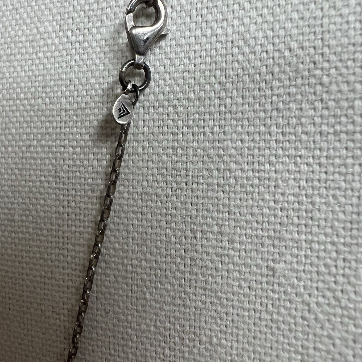 SILPADA N2334 Sterling Silver Ring Around Rosey 34" Chain Necklace