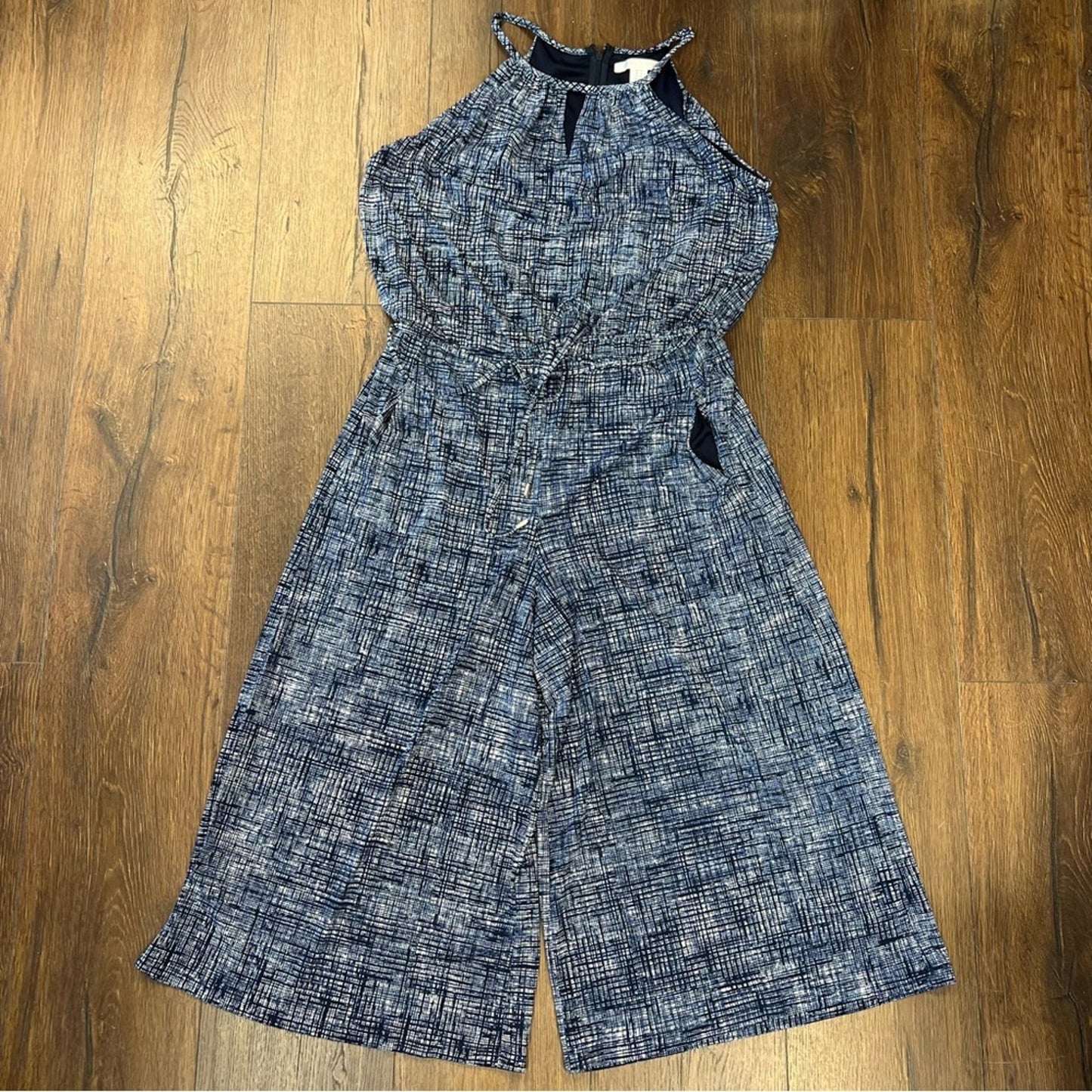 London times blue keyhole, pant suit SZ 10