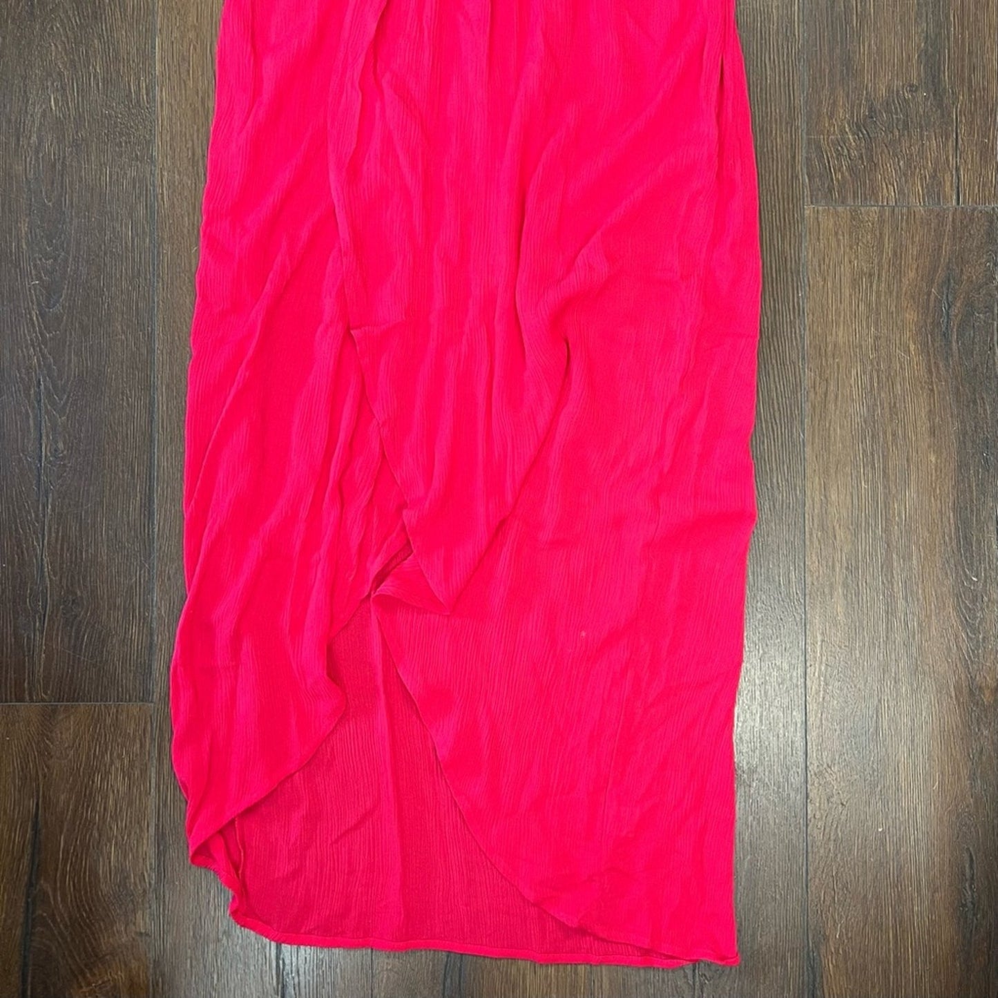 LOVESTITCH pink kimono midis dress SZ SM