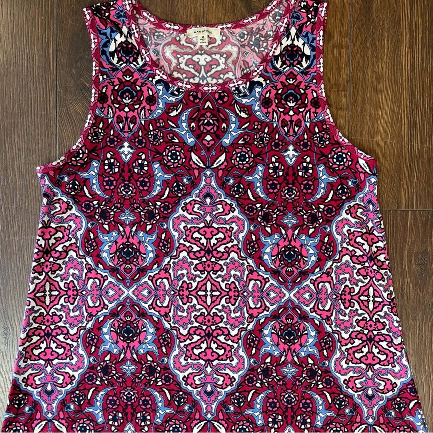 Max Studio graphic dress SZ MED