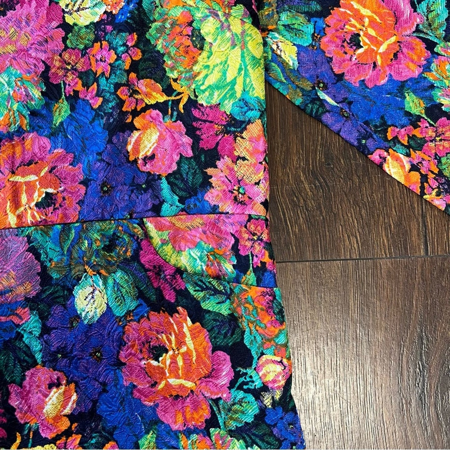 🆕 HD in Paris Front Pockets Tropicalist Shift Dress SZ LG