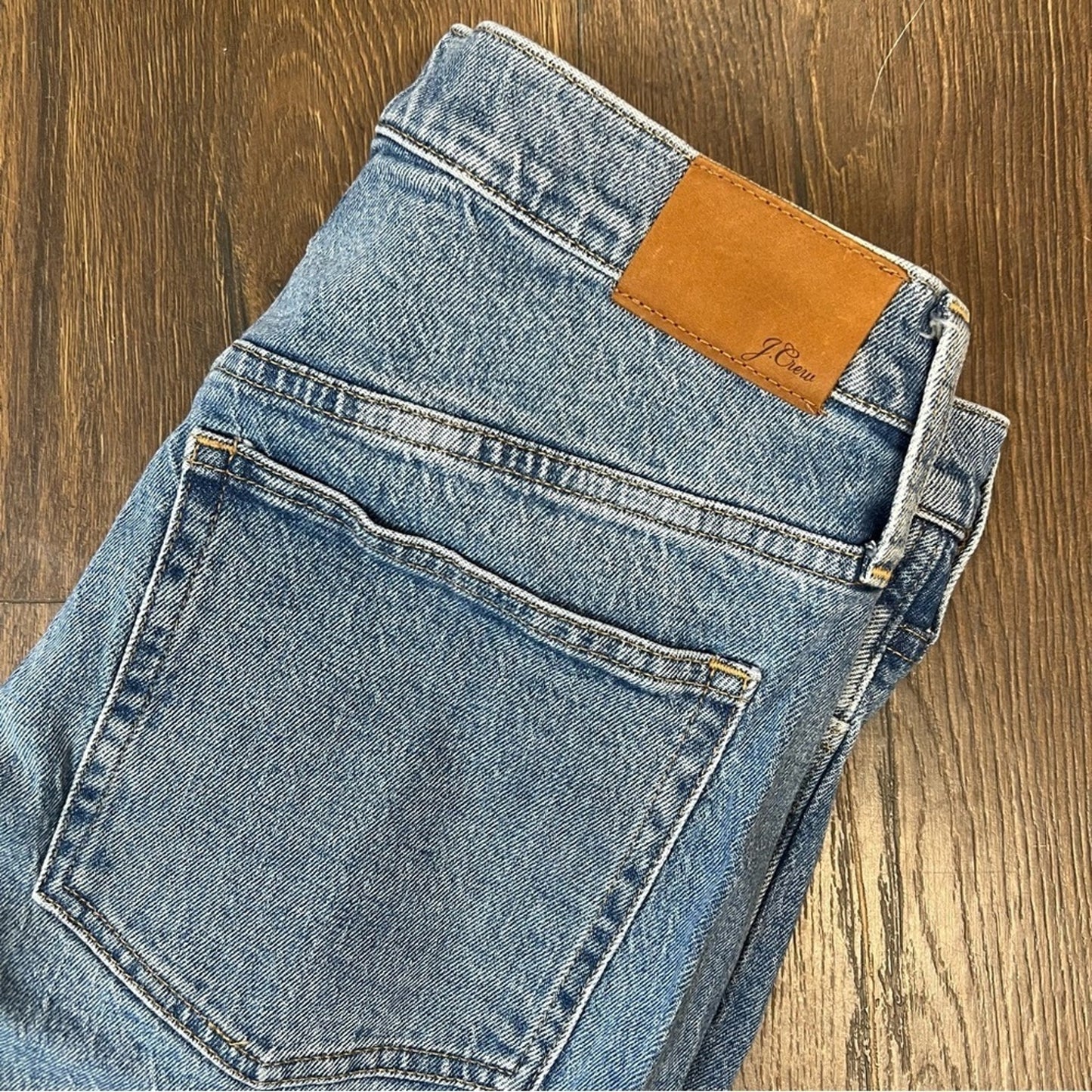 J. Crew High Rise Flare Blue Denim Jeans SZ 31T