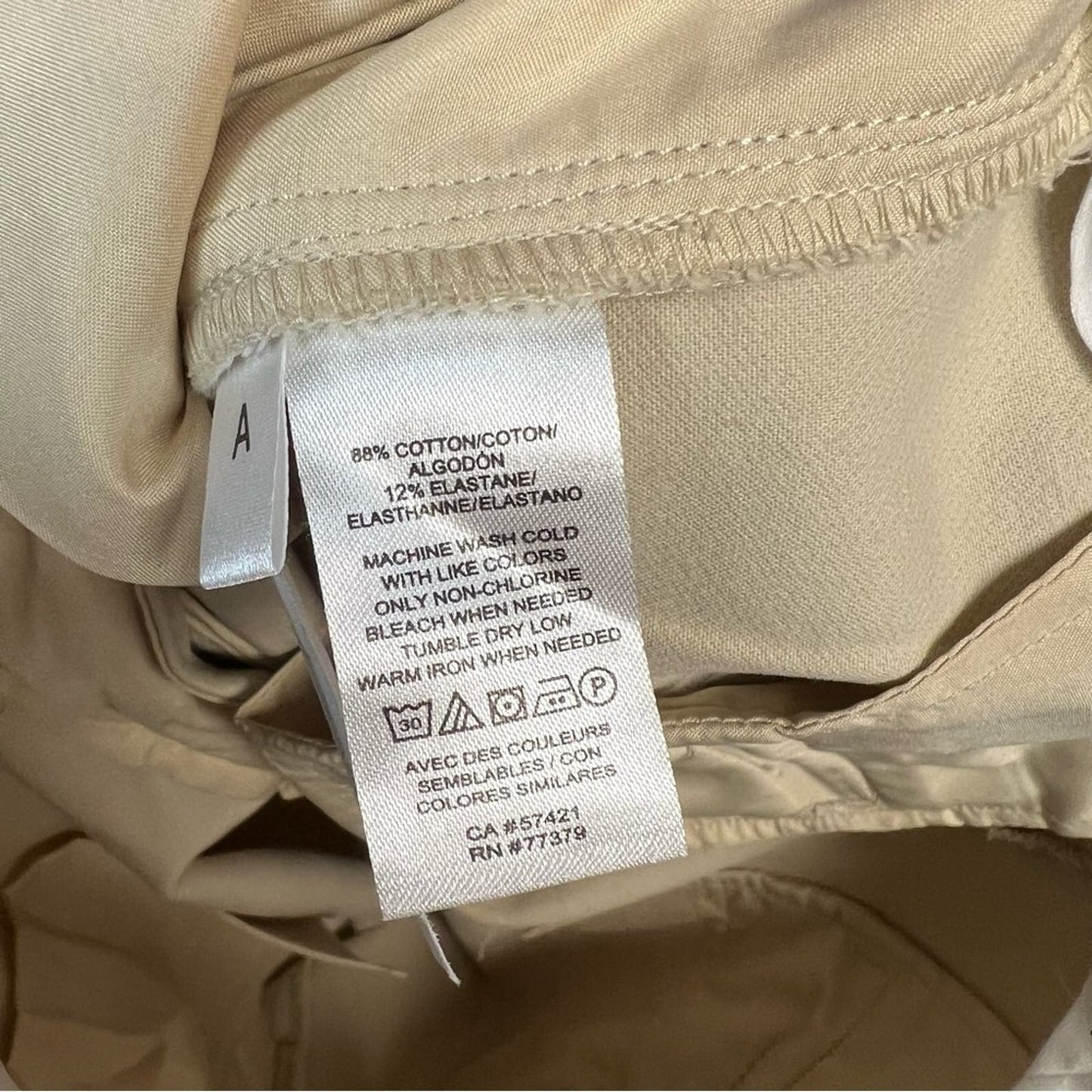 Ann Taylor Tan crop pant SZ 8