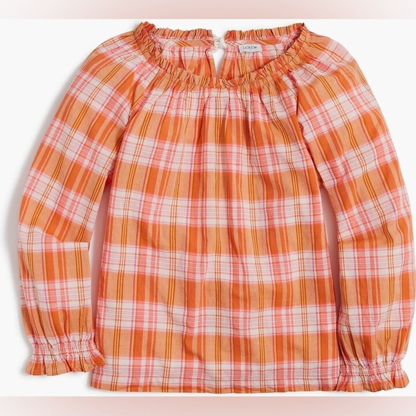J.Crew Factory Women's Ruffle Tie-Back Top SZ SM