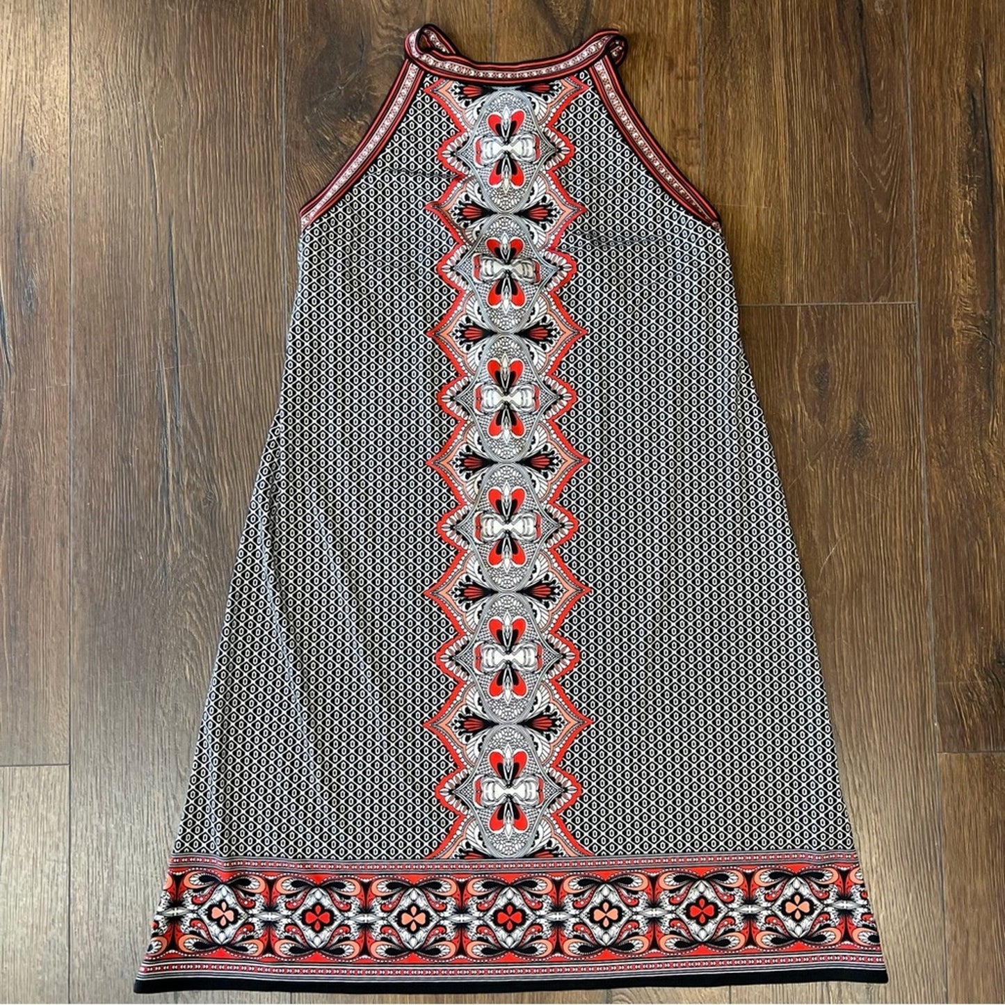Max Studio graphic dress SZ SM
