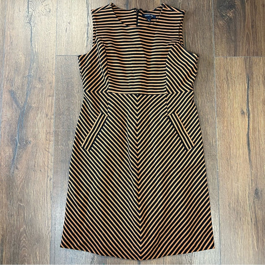 Lands’ End striped dress SZ 8P