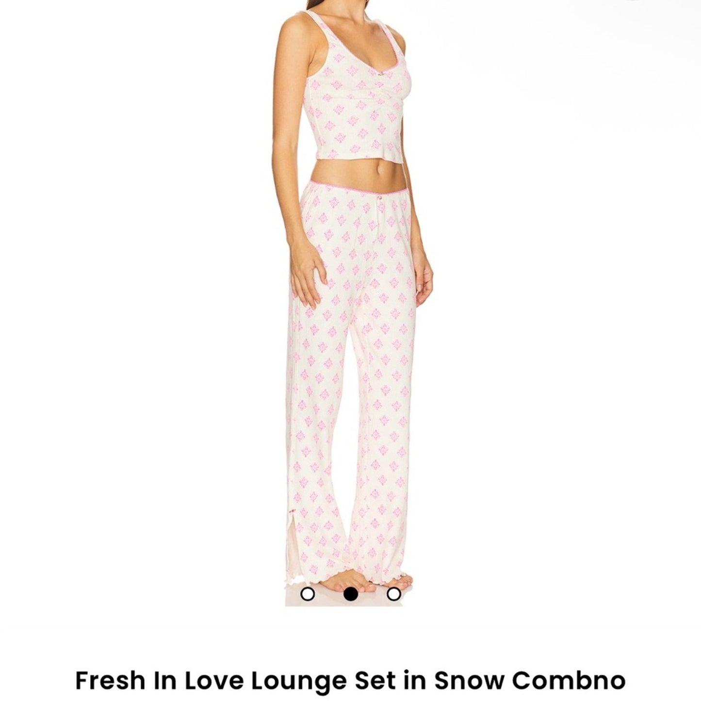 New Free People Fresh in love Sleepwear Set SZ LG