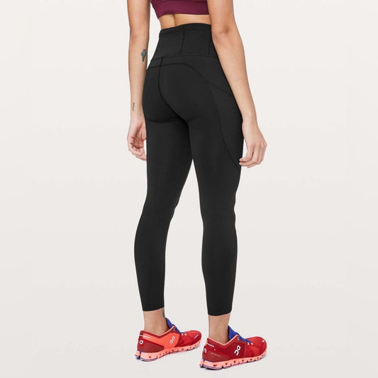 Lululemon Women’s Fast & Free‎ 7/8 Tight II *Non-Reflective Nulux 25" Black SZ 4