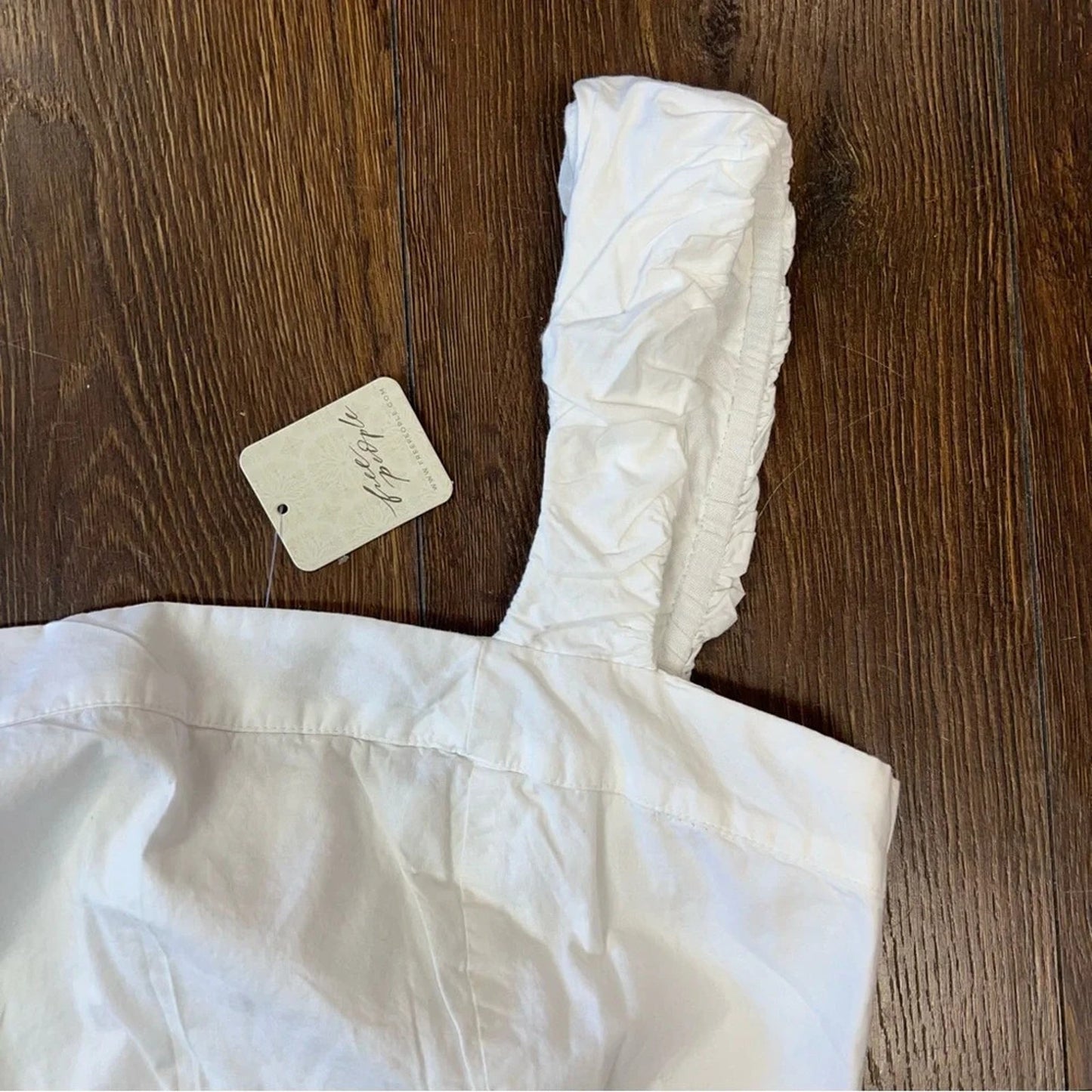 🆕 Free People Ashley Tank in Optic White SZ LG‎