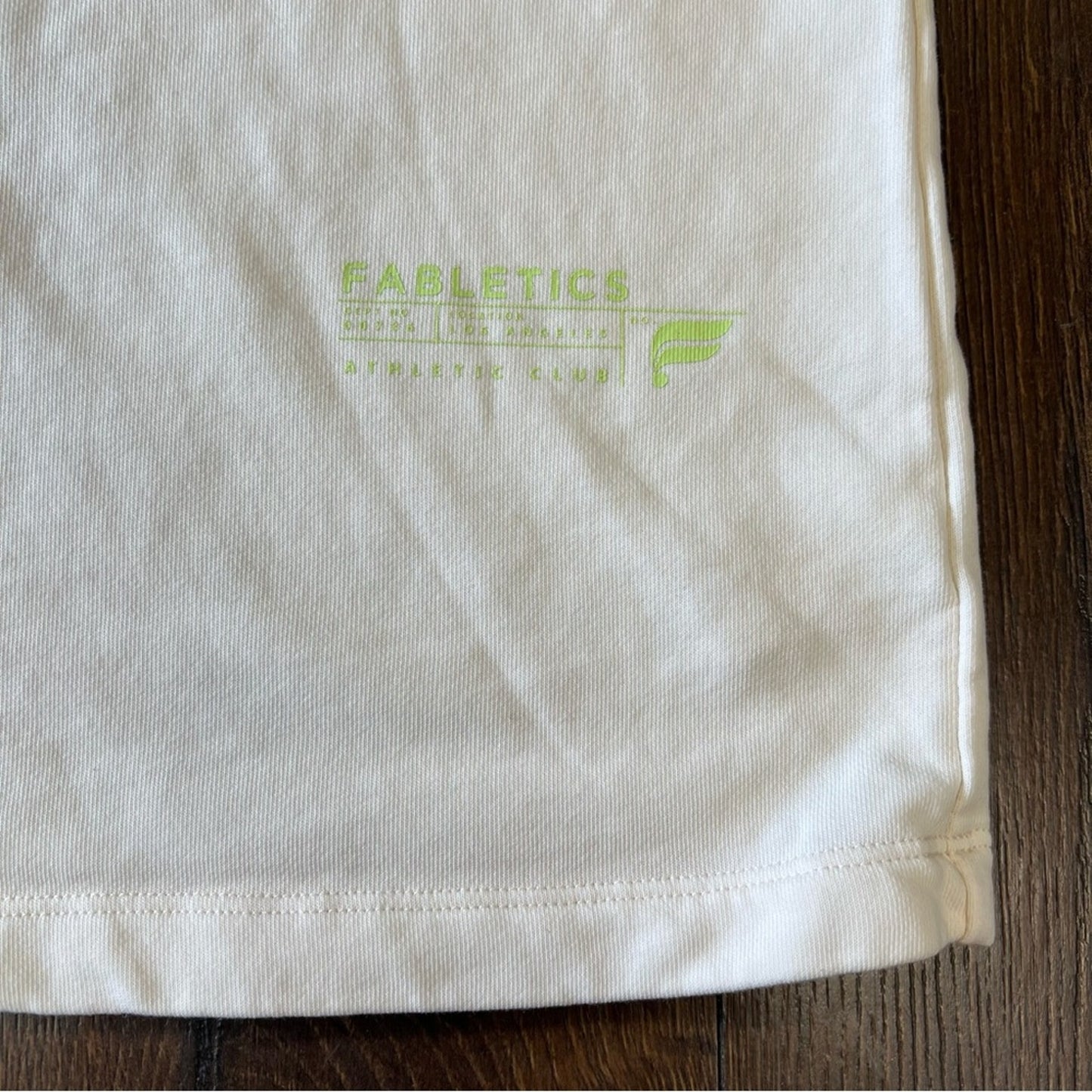 Fabletics oversized Terry tank SZ LG