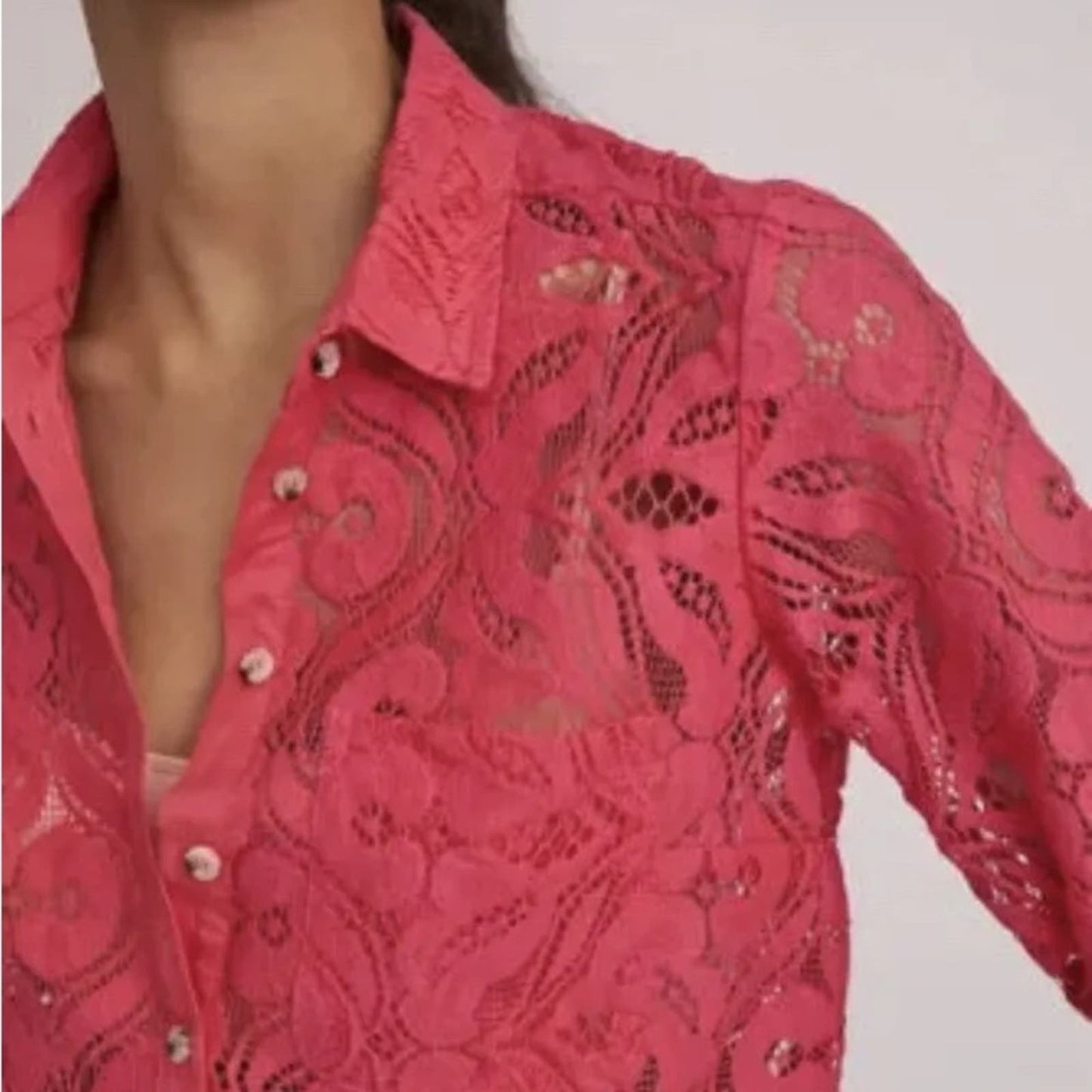 Anthropologie Maeve Slim Pink Button Down
SZ 4