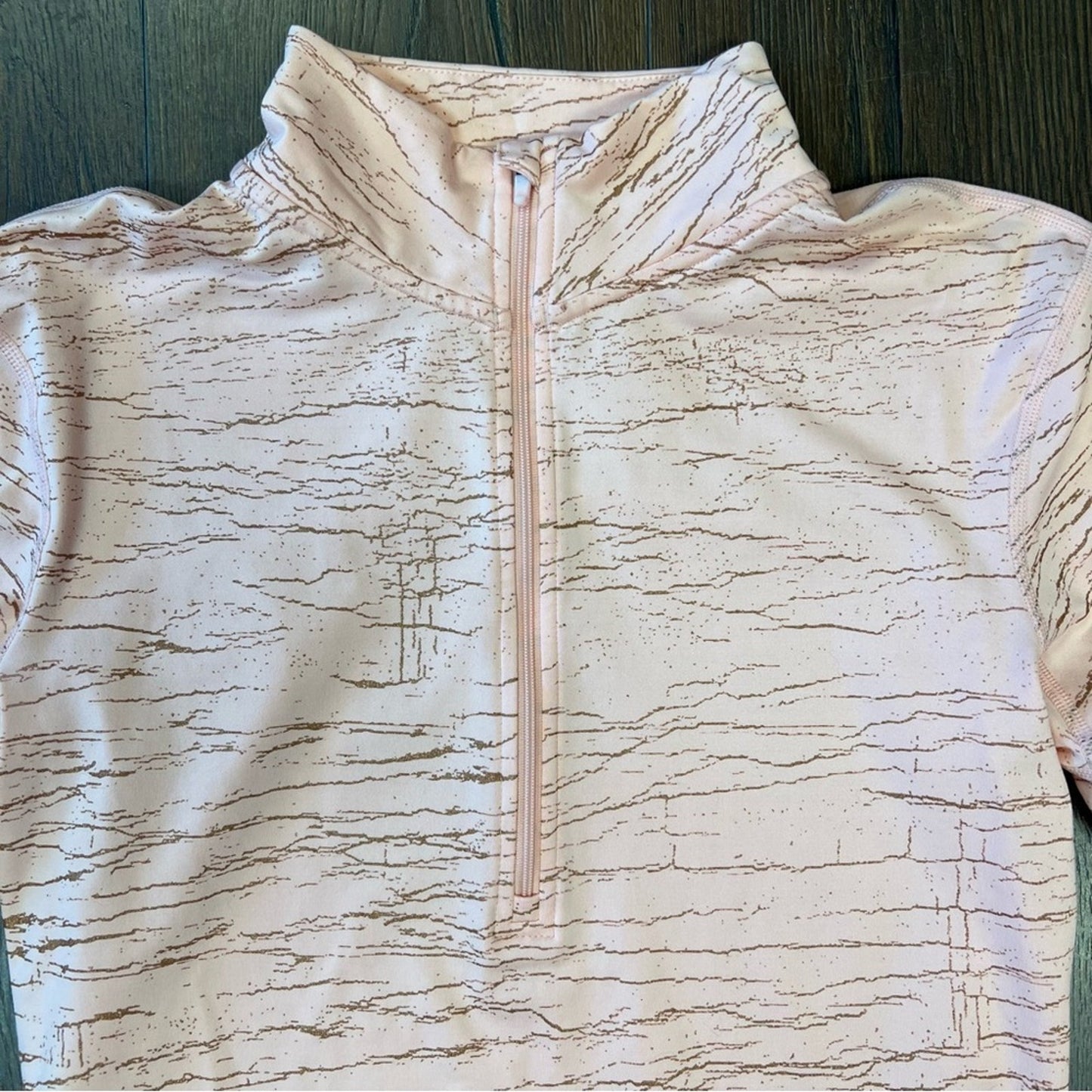 Nike Pro Victory Metallic Crackle Top SZ LG