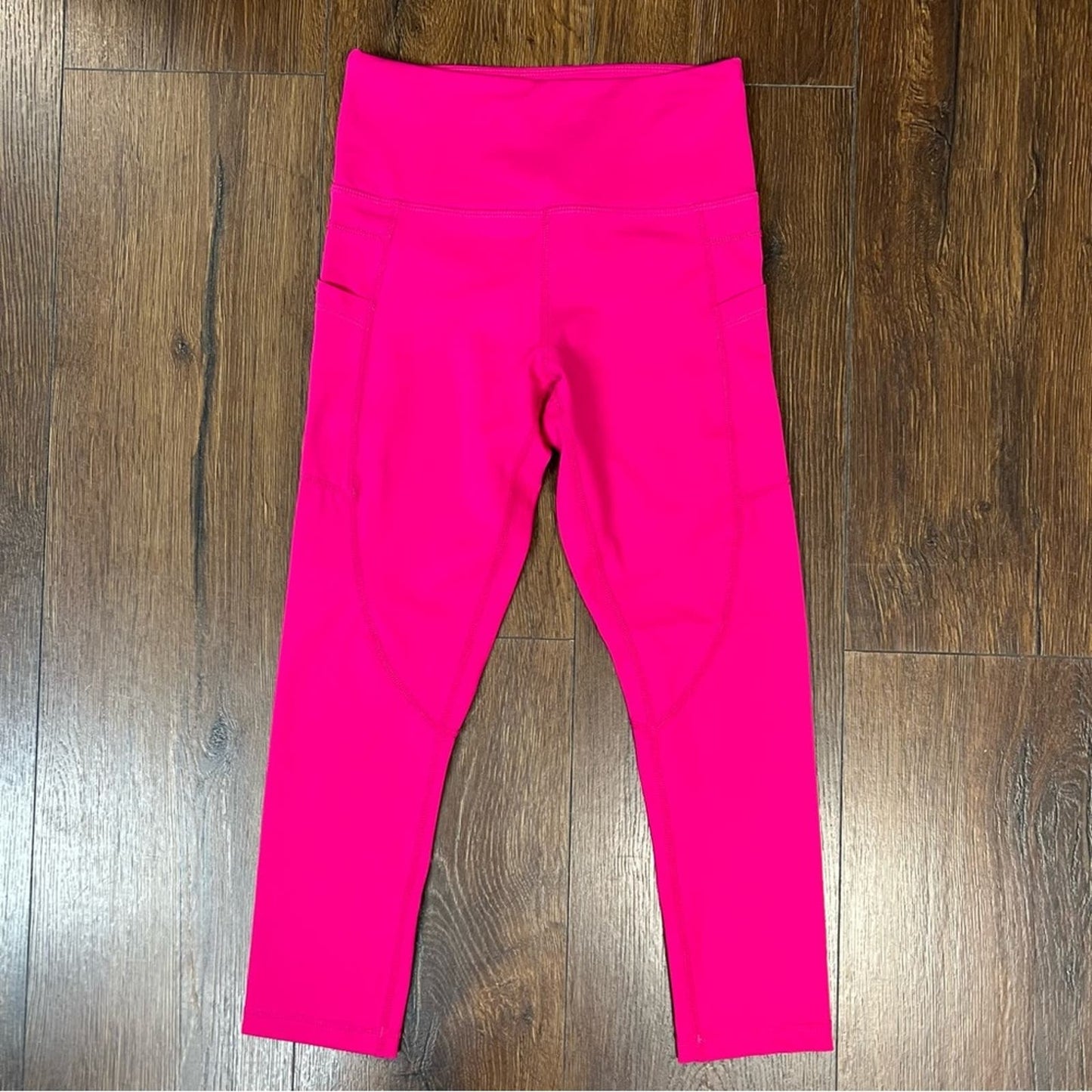 ZYIA hit pink pocket light n tight leggings SZ 2