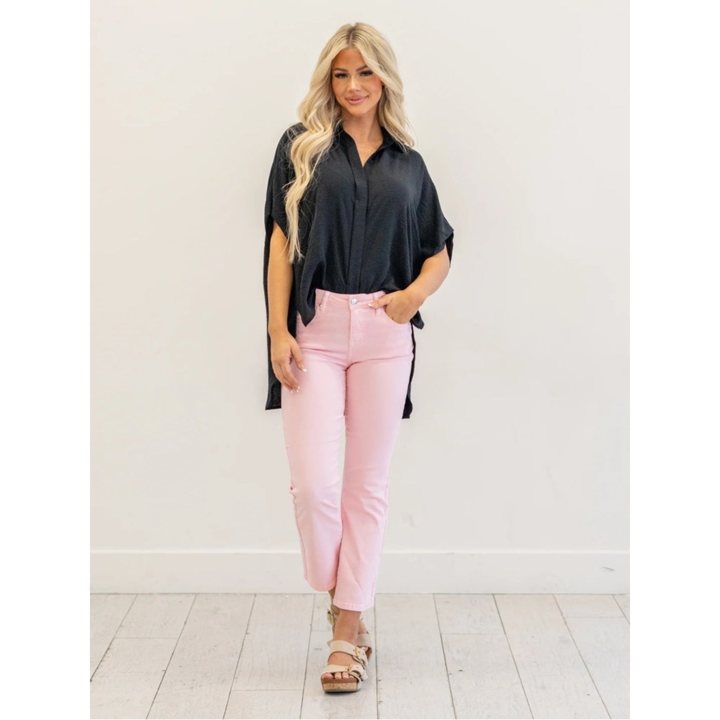 NWT RISEN TUMMY CONTROL HIGH RISE STRAIGHT LEG SZ 1X