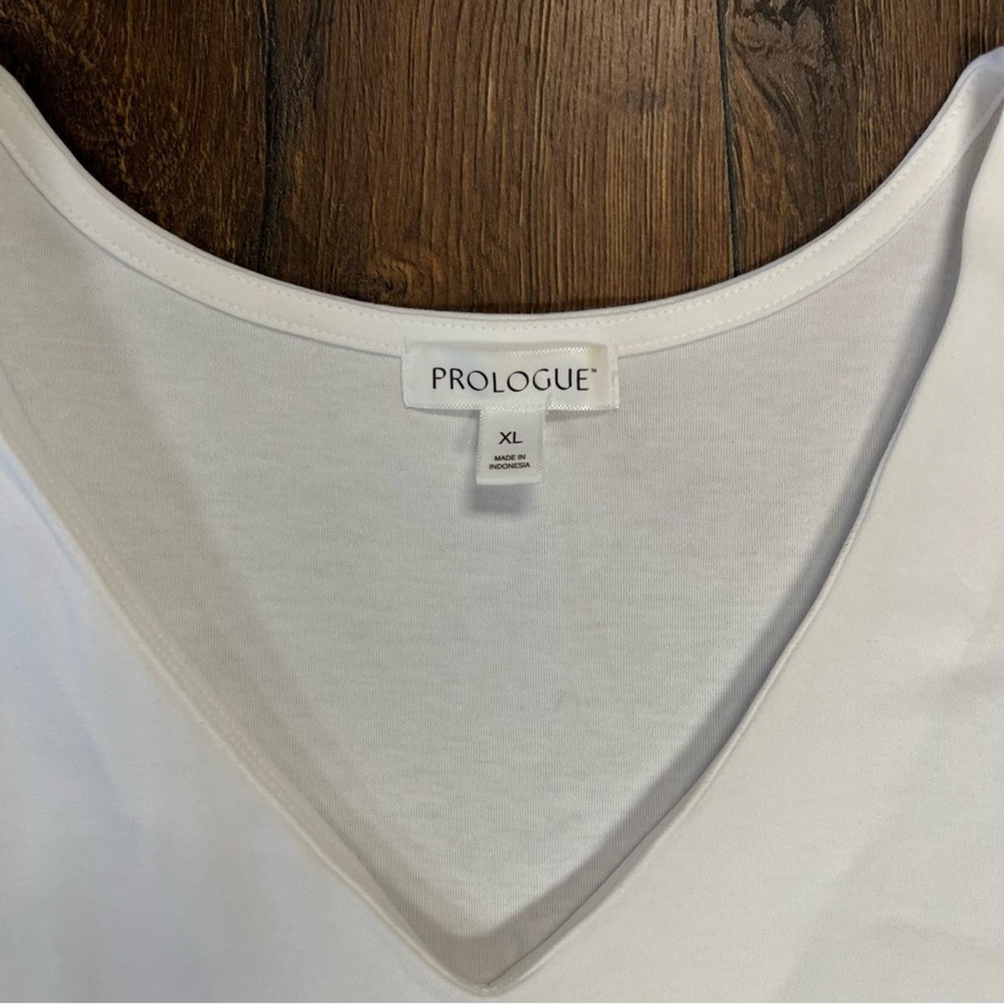 Prologue white midi shirt dress SZ XL