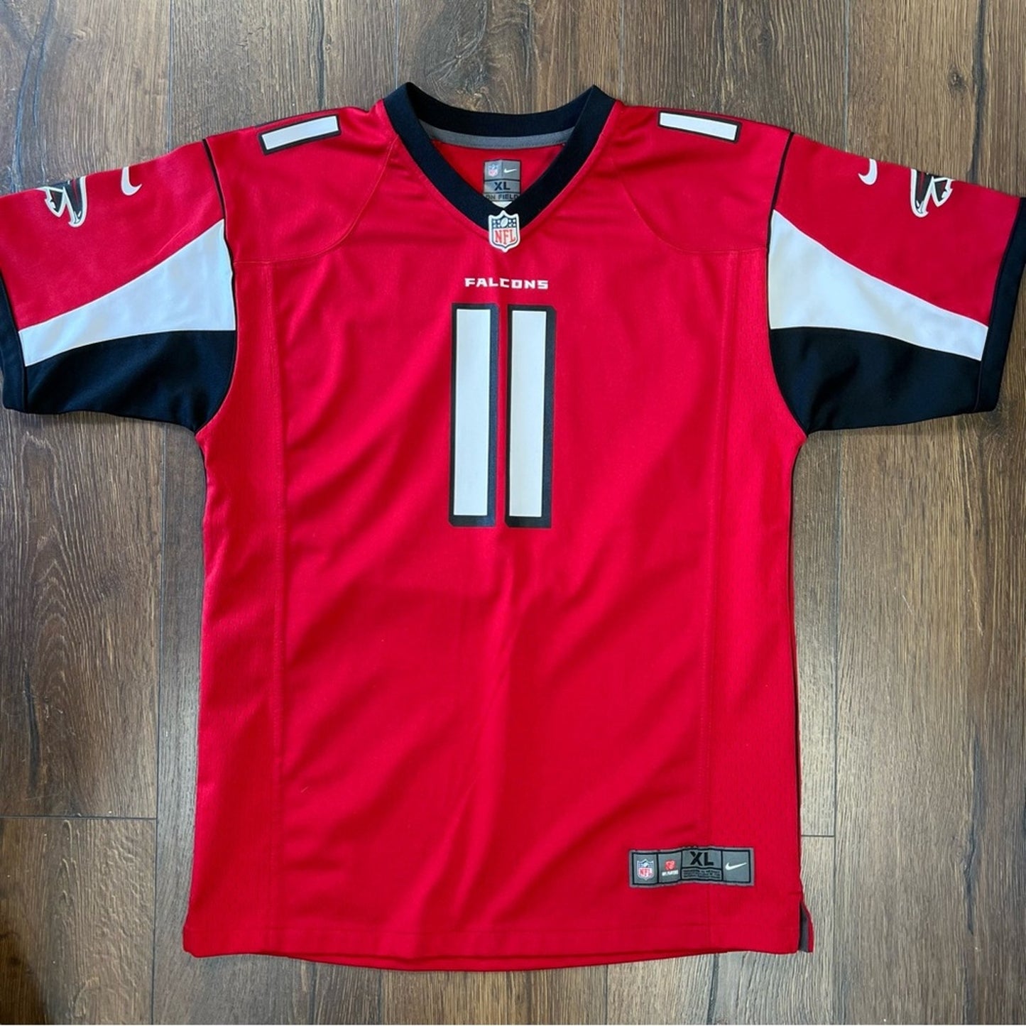 NFL Falcons Julio Jones on field jersey SZ YXL