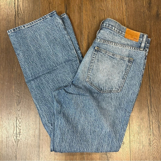 J. Crew Light Blue Full Length Demi‎ Boot Cut Jeans SZ 32T