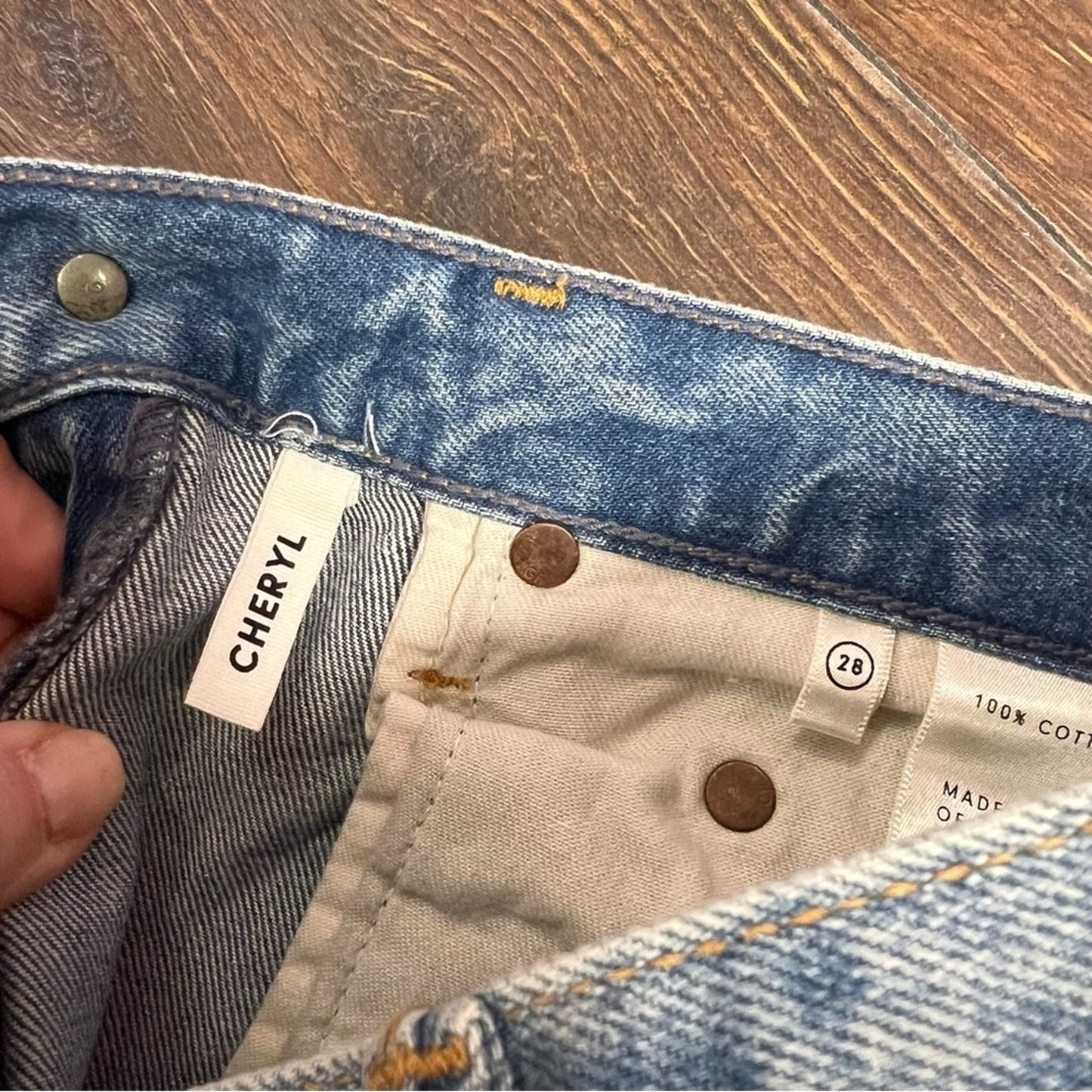 GRLFRND Cheryl Side Split Jean in Last Dance SZ 28/6