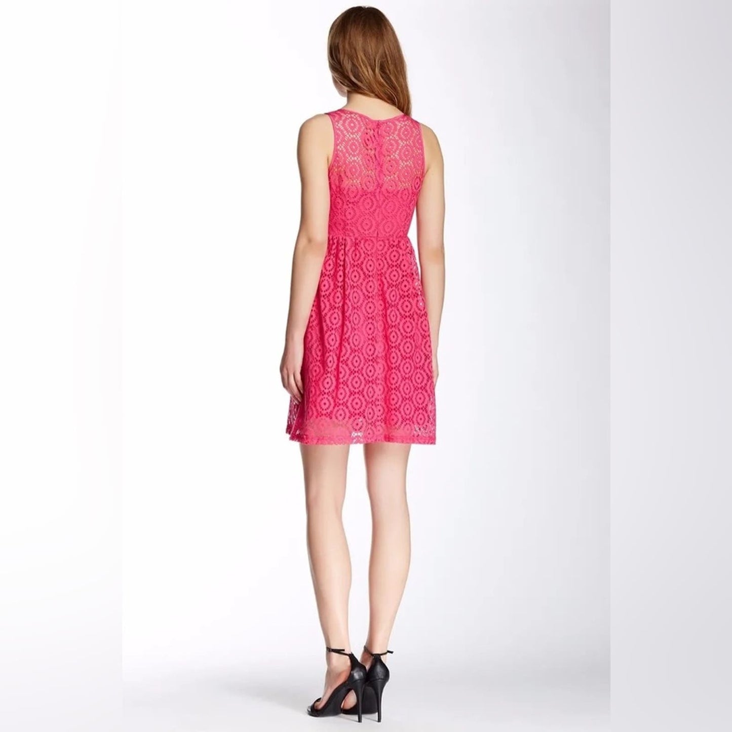 🆕 Nanette Lepire delicate crochet sleeveless dress SZ 12