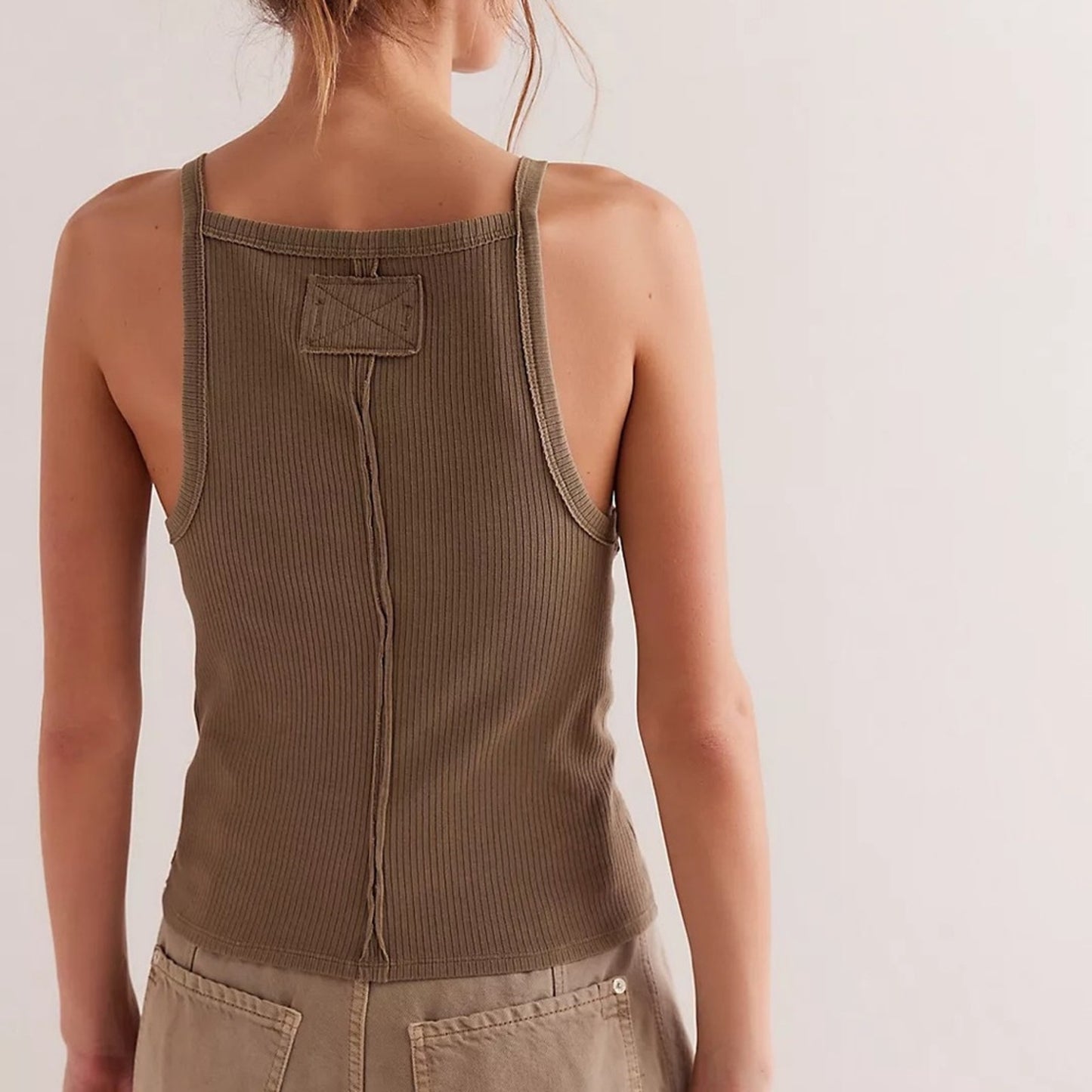 New Free People Mia‎ ribbed Tank SZ SM