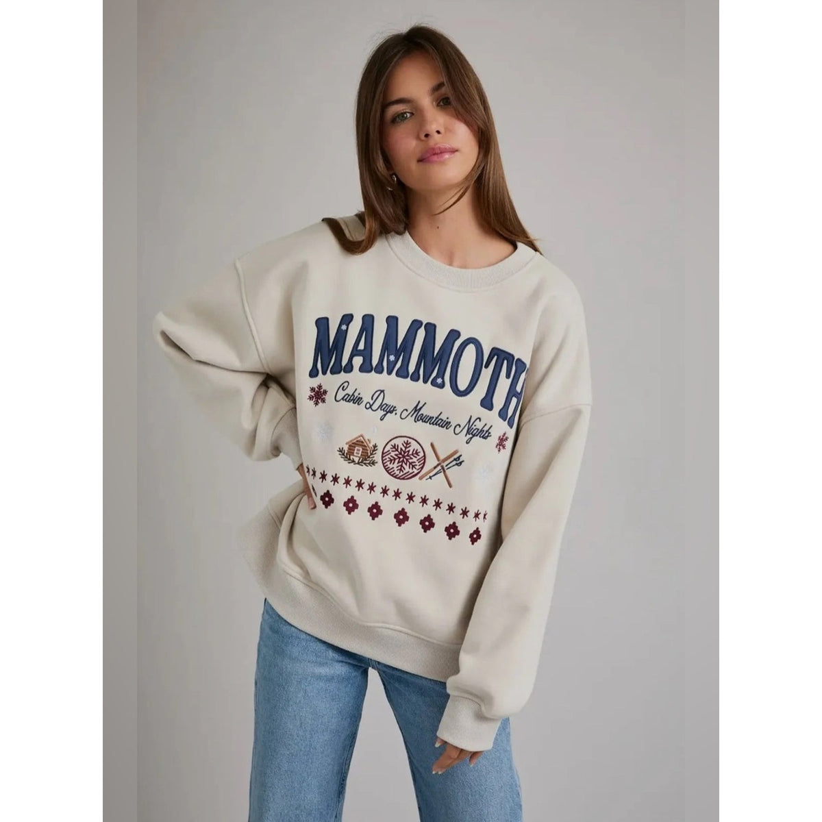 🆕 Le Lis Mammoth Mountain Crewneck Sweatshirt SZ SM