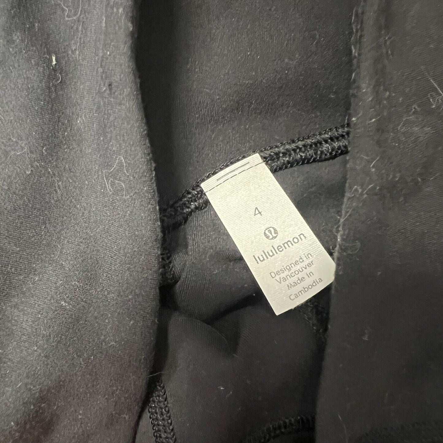 Lululemon Align High-Rise Wide Leg Crop 23" Black SZ 4
