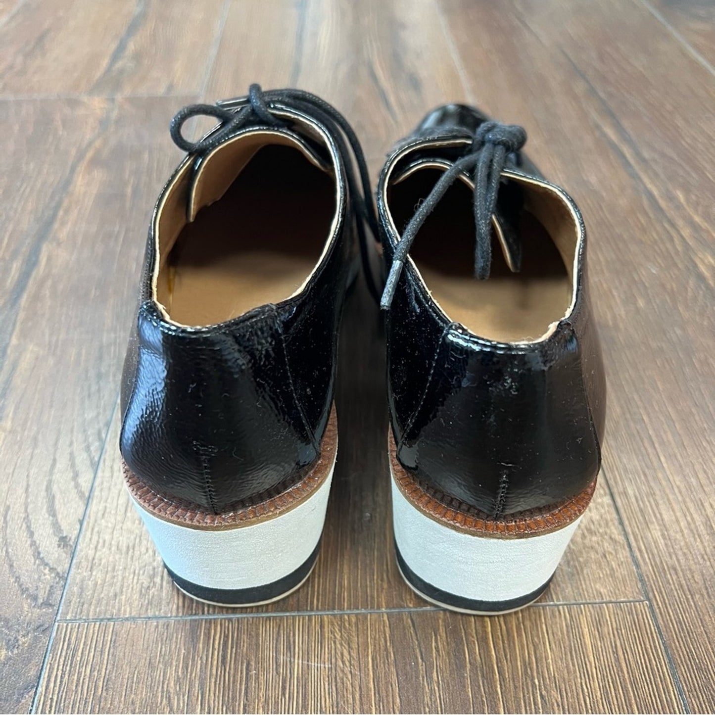 Abound black patten platform loafers SZ 7.5