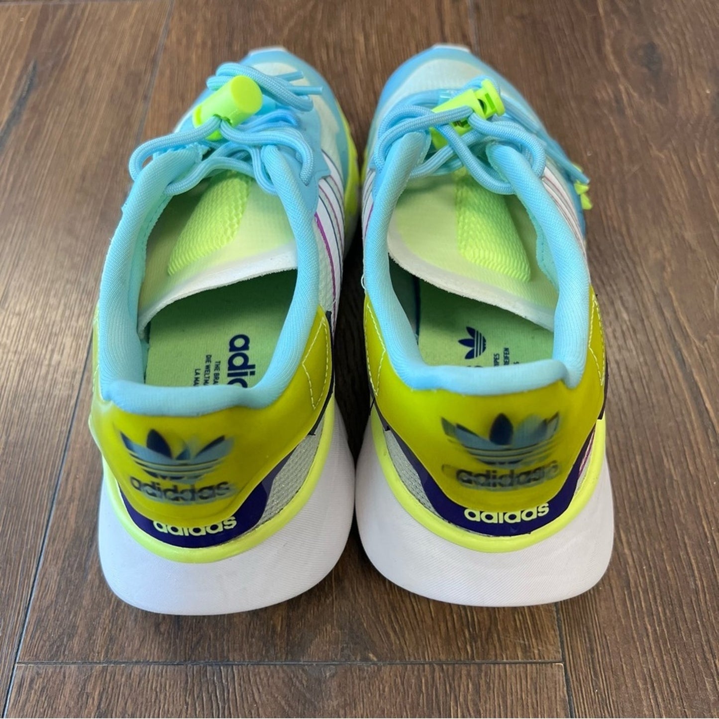 Adidas Originals Choigo Hazy Sky Hi-Res Yellow Training Shoe SZ 8