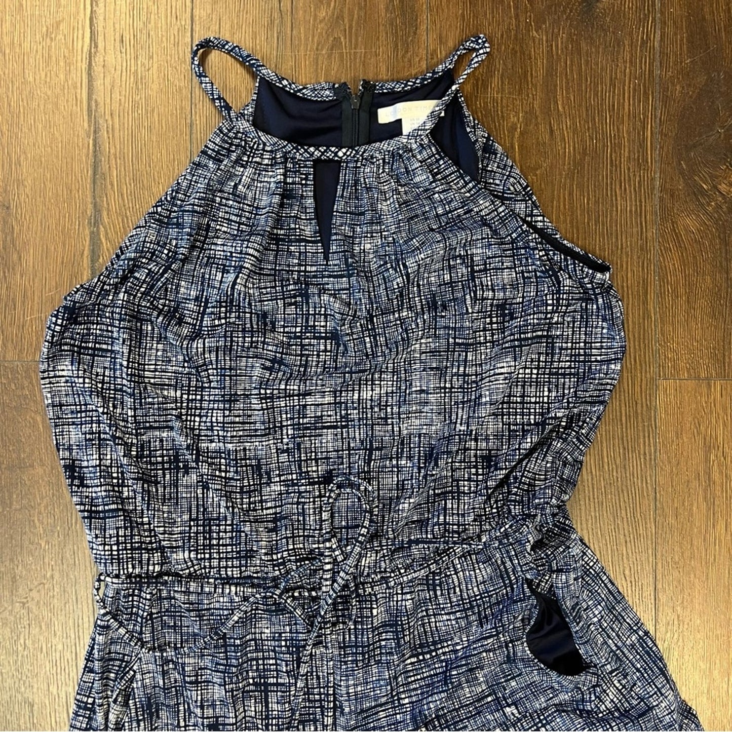 London times blue keyhole, pant suit SZ 10