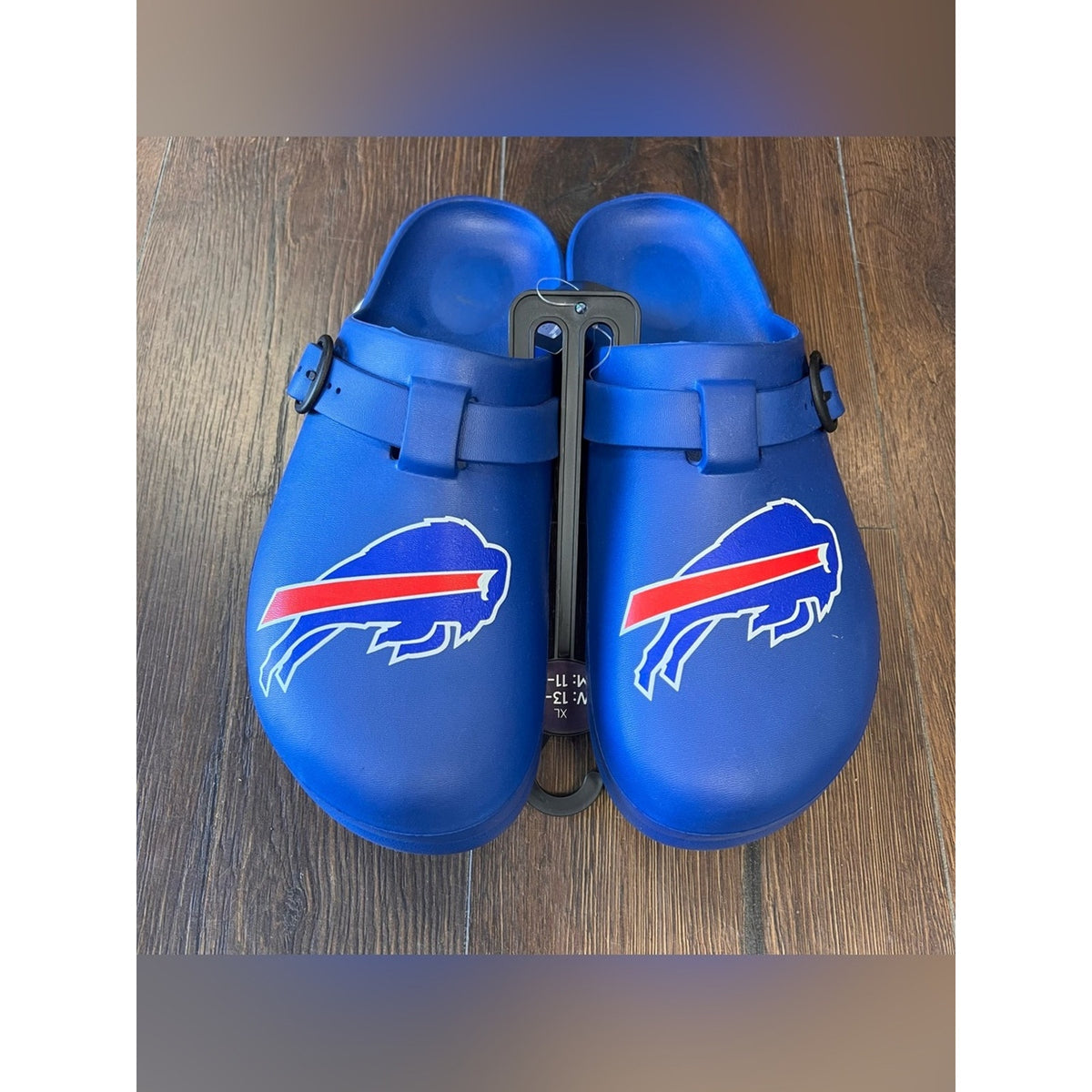 🆕 Buffalo Bills NFL FOCO Slip-On Croc Clogs NWT SZ 11-12