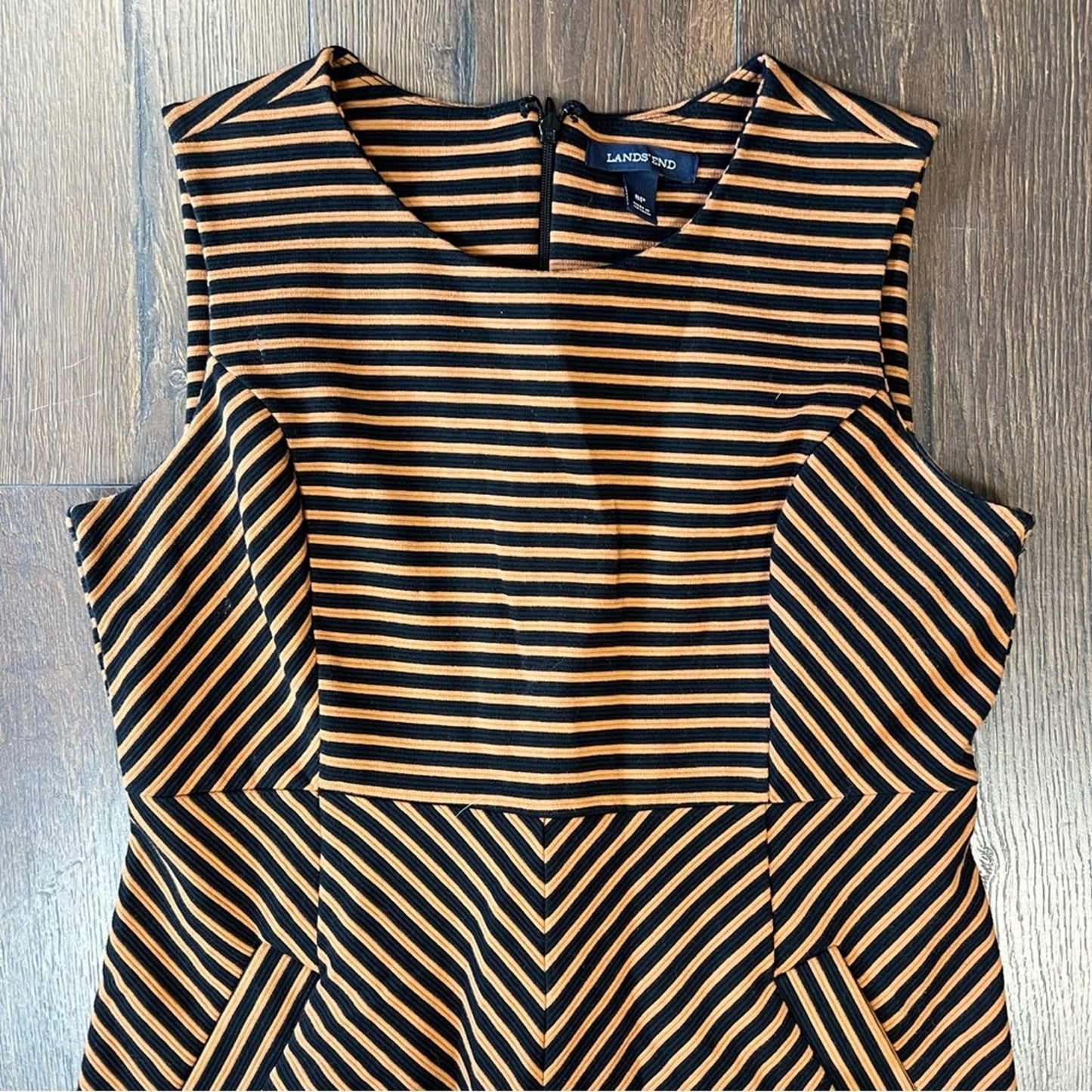Lands’ End striped dress SZ 8P