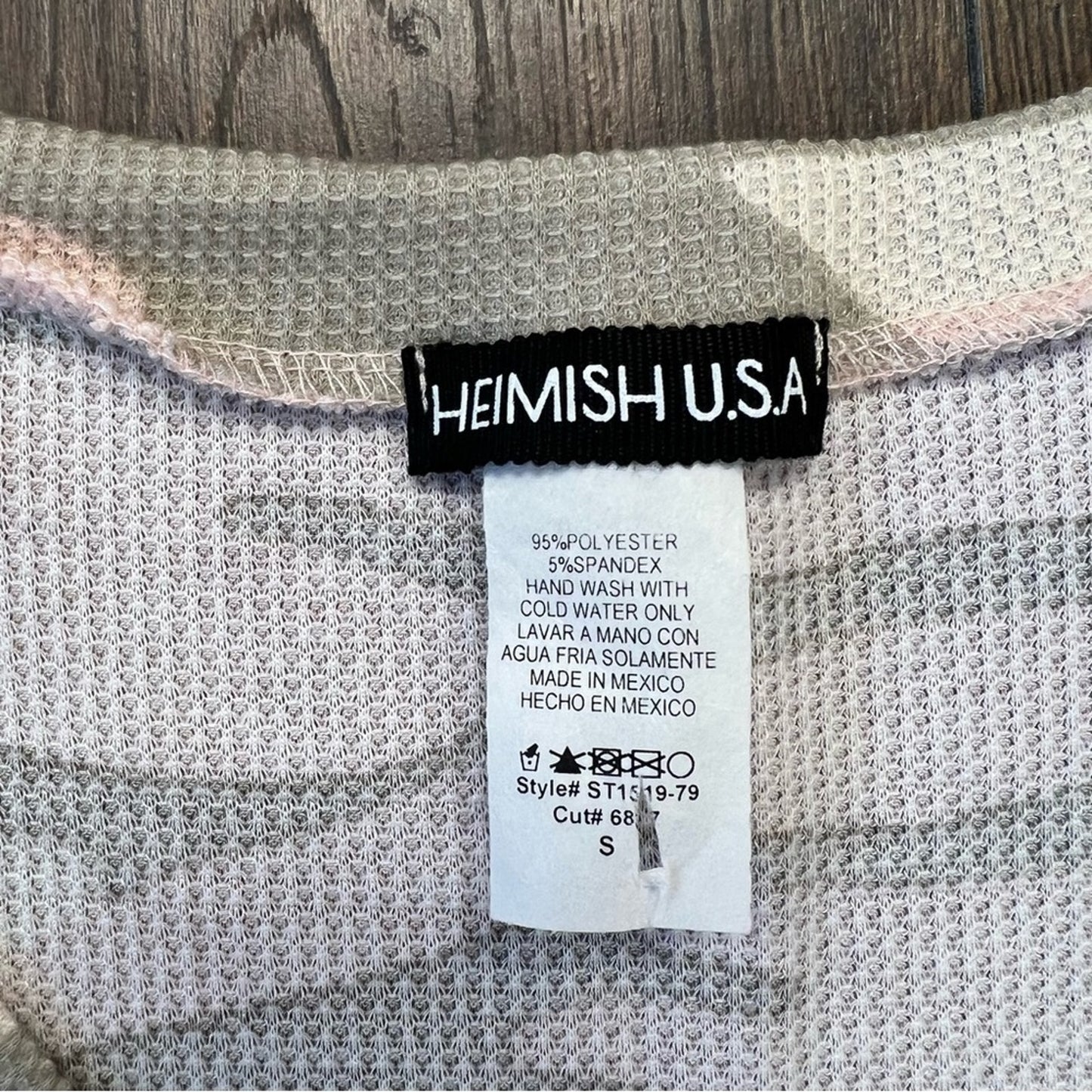 Hemish U.S.A Don't Hide Now Camo Print Tee SZ MED