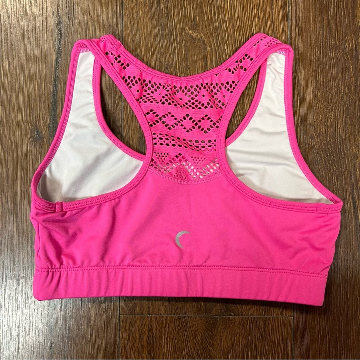 ZYIA hot pink bomber bra SZ MED